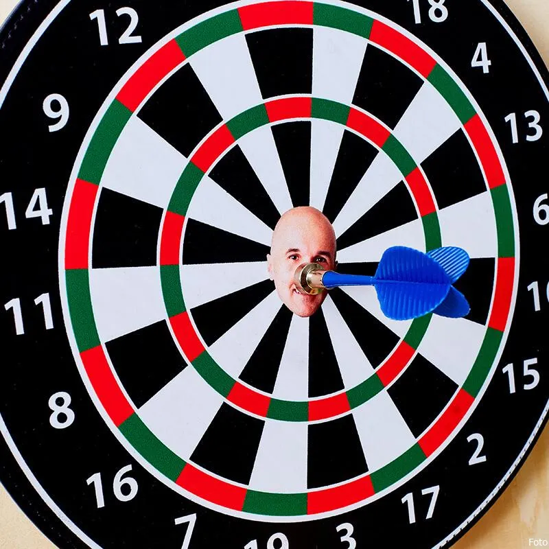 Haat aan je ex? Dit gepersonaliseerd dartbord neemt je woede weg